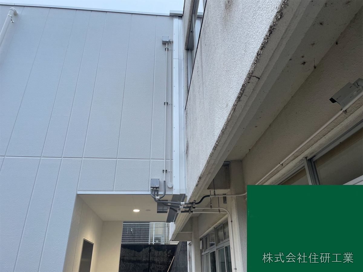 岡山市福祉交流プラザ 山南エレベーター棟増築に伴う電気設備工事